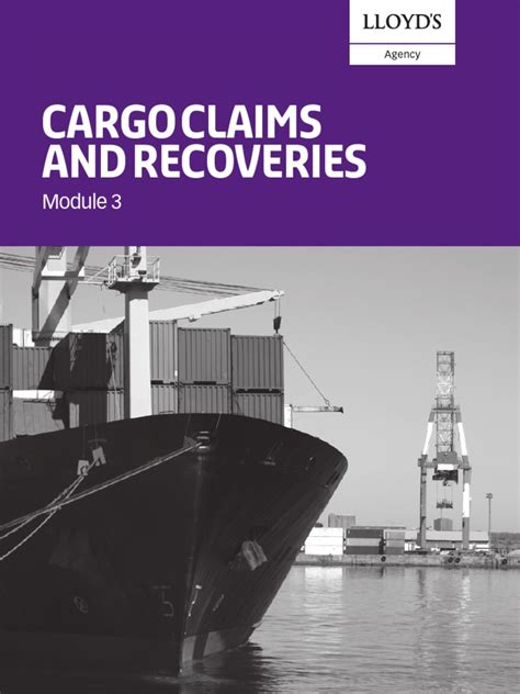 Cargo Claims Recoveries module 3